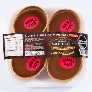 Bandeja Manjarblanco de Café Mini x 4 unds